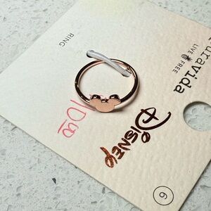 Pura Vida Disney Mickey Mouse Head Ring Rose Gold Plated Size 6 NEW